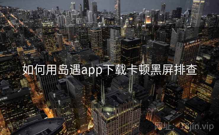 如何用岛遇app下载卡顿黑屏排查